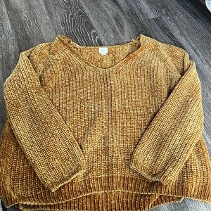 Mustard yellow sweater - super soft